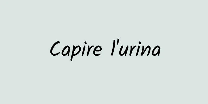Capire l'urina