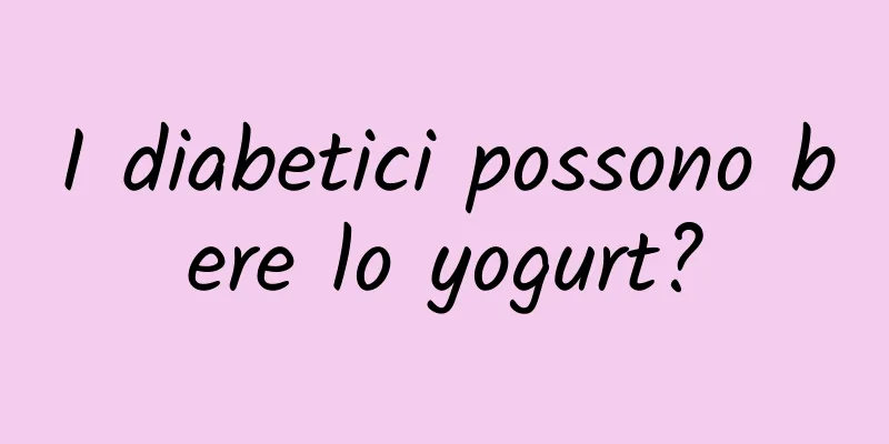 I diabetici possono bere lo yogurt?