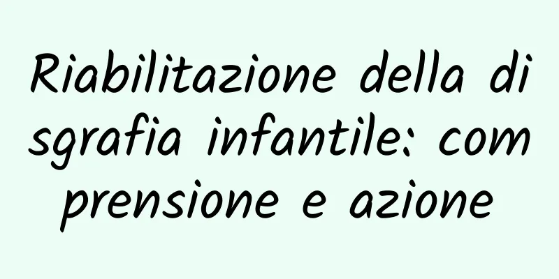 Riabilitazione della disgrafia infantile: comprensione e azione