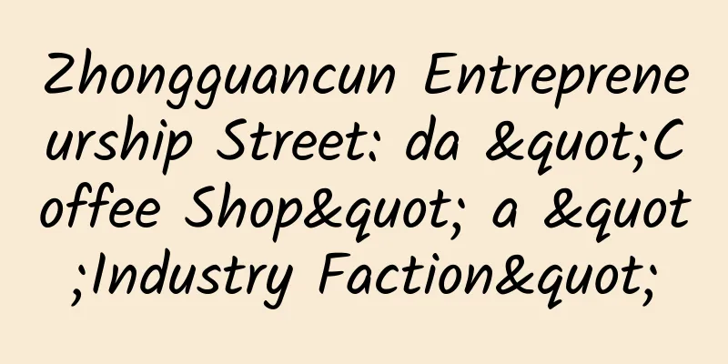Zhongguancun Entrepreneurship Street: da "Coffee Shop" a "Industry Faction"