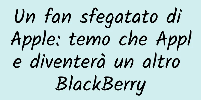 Un fan sfegatato di Apple: temo che Apple diventerà un altro BlackBerry