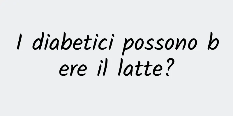 I diabetici possono bere il latte?