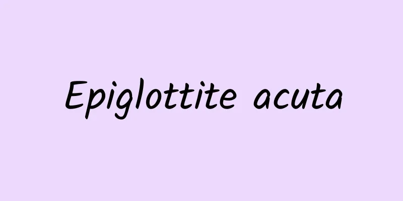 Epiglottite acuta