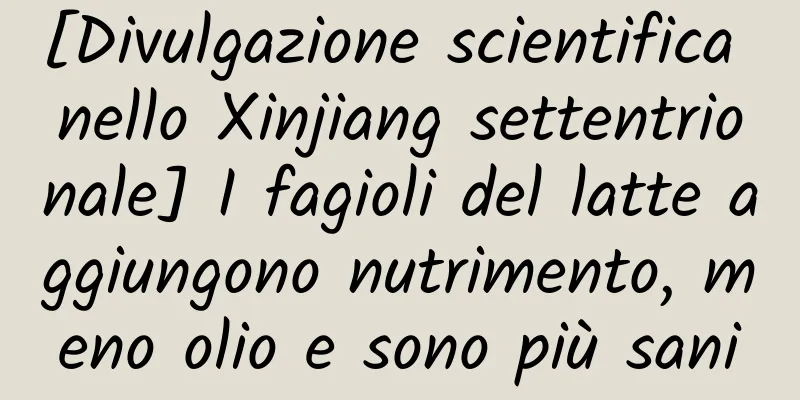 [Divulgazione scientifica nello Xinjiang settentrionale] I fagioli del latte aggiungono nutrimento, meno olio e sono più sani