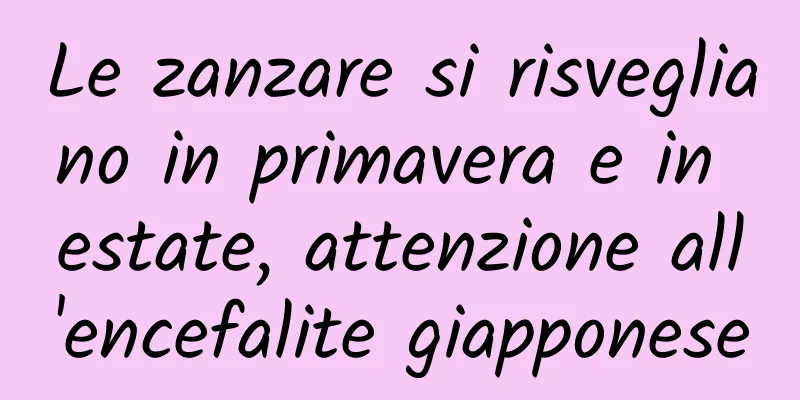 Le zanzare si risvegliano in primavera e in estate, attenzione all'encefalite giapponese