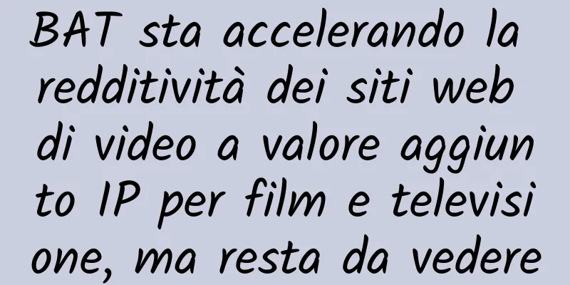 BAT sta accelerando la redditività dei siti web di video a valore aggiunto IP per film e televisione, ma resta da vedere