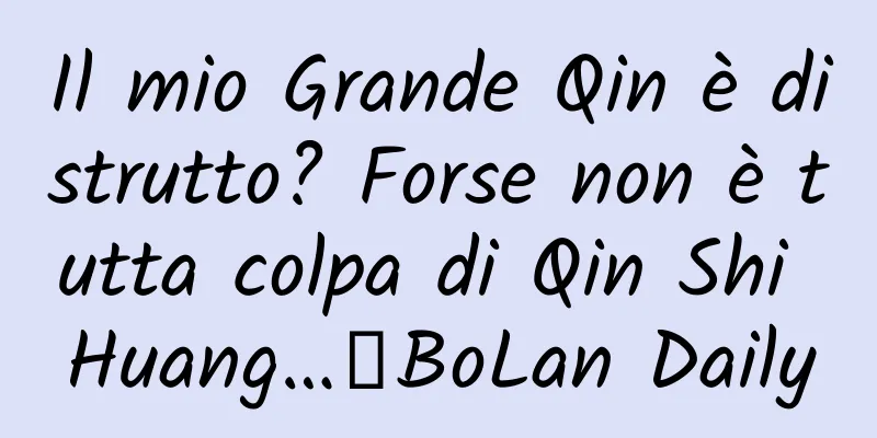 Il mio Grande Qin è distrutto? Forse non è tutta colpa di Qin Shi Huang…｜BoLan Daily