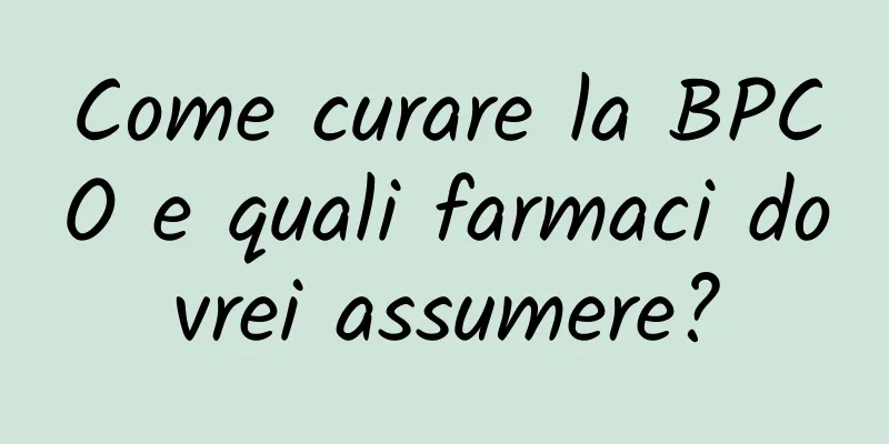 Come curare la BPCO e quali farmaci dovrei assumere?