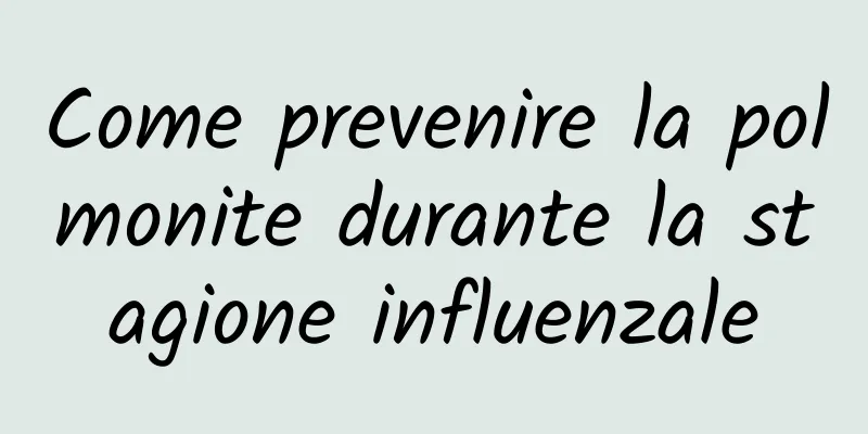 Come prevenire la polmonite durante la stagione influenzale