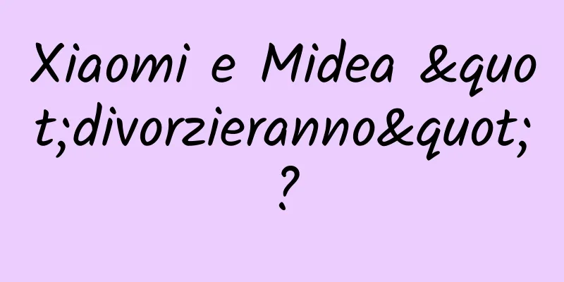 Xiaomi e Midea "divorzieranno"?