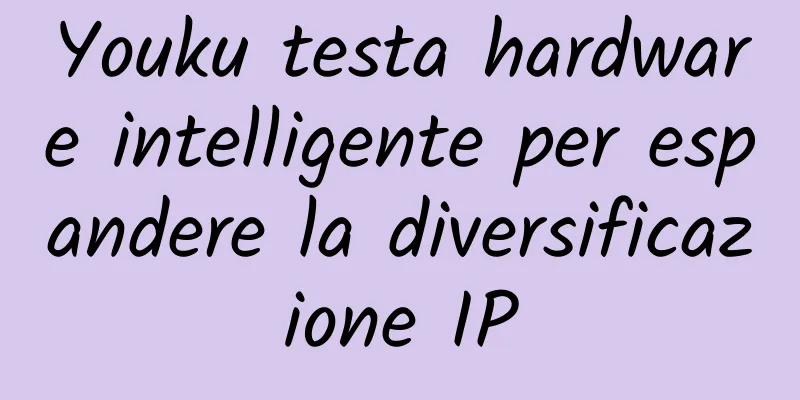 Youku testa hardware intelligente per espandere la diversificazione IP