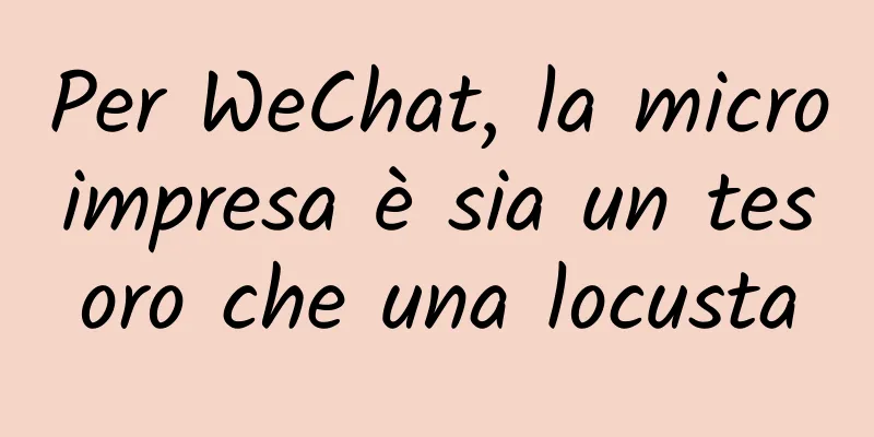 Per WeChat, la microimpresa è sia un tesoro che una locusta