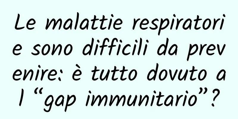 Le malattie respiratorie sono difficili da prevenire: è tutto dovuto al “gap immunitario”?