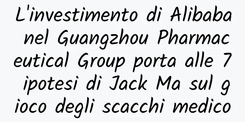 L'investimento di Alibaba nel Guangzhou Pharmaceutical Group porta alle 7 ipotesi di Jack Ma sul gioco degli scacchi medico
