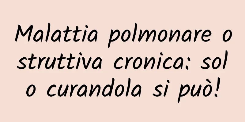 Malattia polmonare ostruttiva cronica: solo curandola si può!