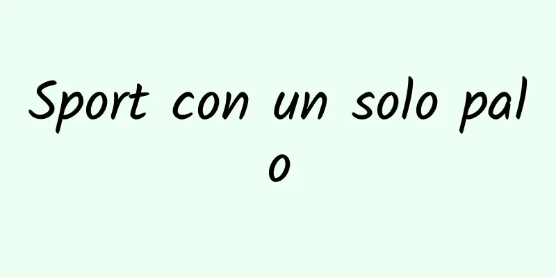 Sport con un solo palo