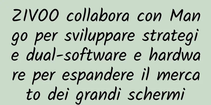 ZIVOO collabora con Mango per sviluppare strategie dual-software e hardware per espandere il mercato dei grandi schermi