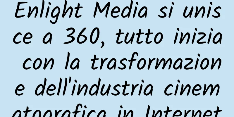 Enlight Media si unisce a 360, tutto inizia con la trasformazione dell'industria cinematografica in Internet