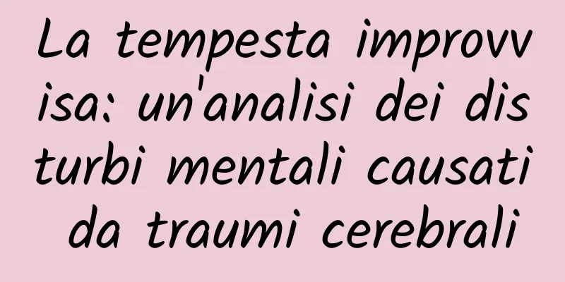 La tempesta improvvisa: un'analisi dei disturbi mentali causati da traumi cerebrali