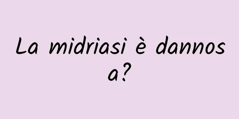 La midriasi è dannosa?