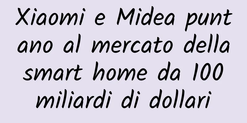 Xiaomi e Midea puntano al mercato della smart home da 100 miliardi di dollari