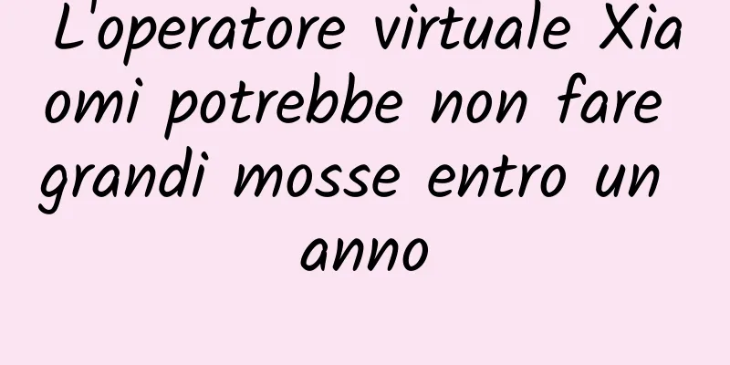 L'operatore virtuale Xiaomi potrebbe non fare grandi mosse entro un anno