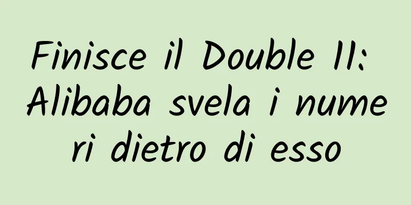 Finisce il Double 11: Alibaba svela i numeri dietro di esso
