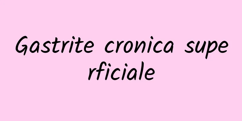 Gastrite cronica superficiale