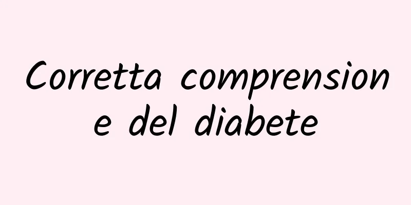 Corretta comprensione del diabete