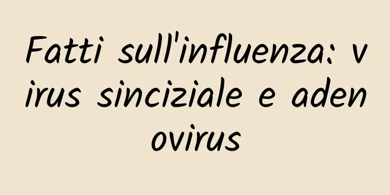 Fatti sull'influenza: virus sinciziale e adenovirus