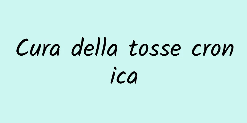 Cura della tosse cronica
