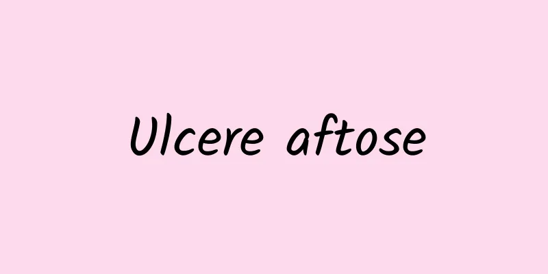 Ulcere aftose