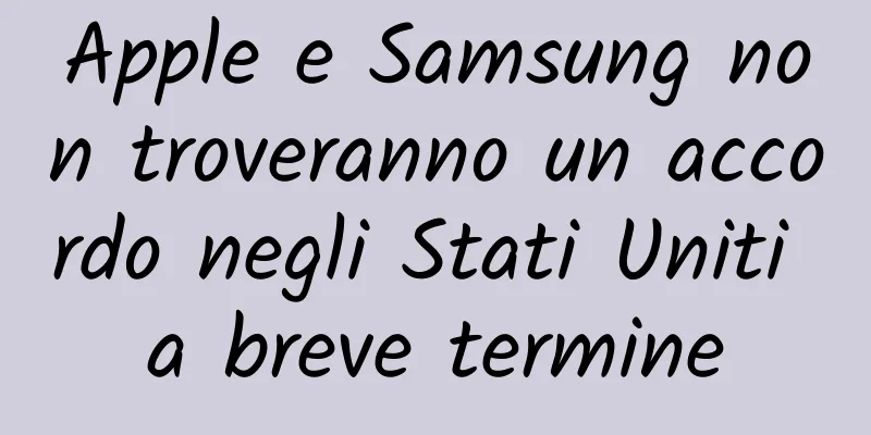 Apple e Samsung non troveranno un accordo negli Stati Uniti a breve termine