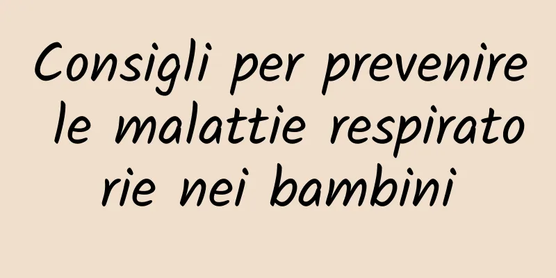 Consigli per prevenire le malattie respiratorie nei bambini