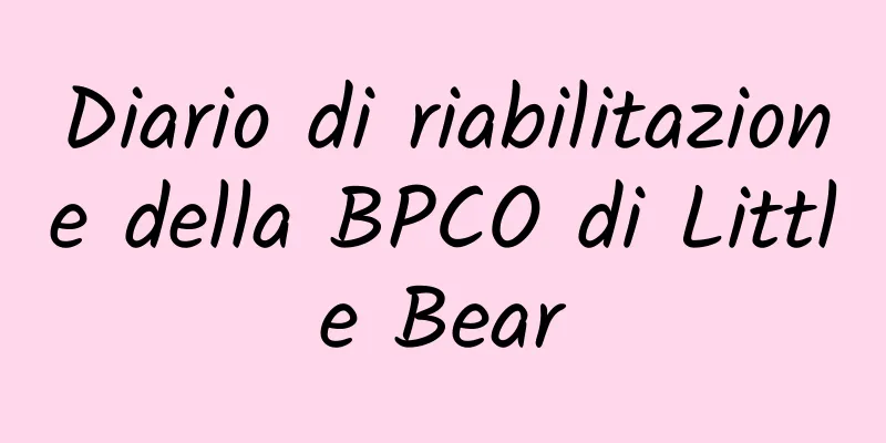 Diario di riabilitazione della BPCO di Little Bear