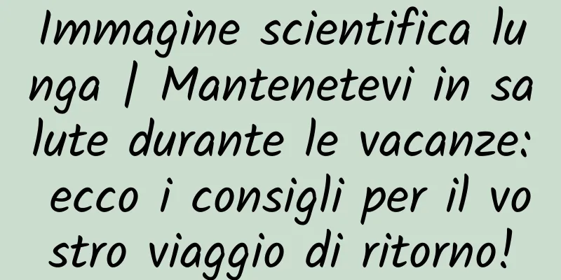 Immagine scientifica lunga | Mantenetevi in ​​salute durante le vacanze: ecco i consigli per il vostro viaggio di ritorno!