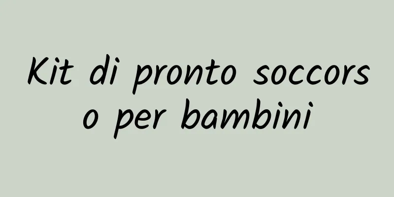 Kit di pronto soccorso per bambini