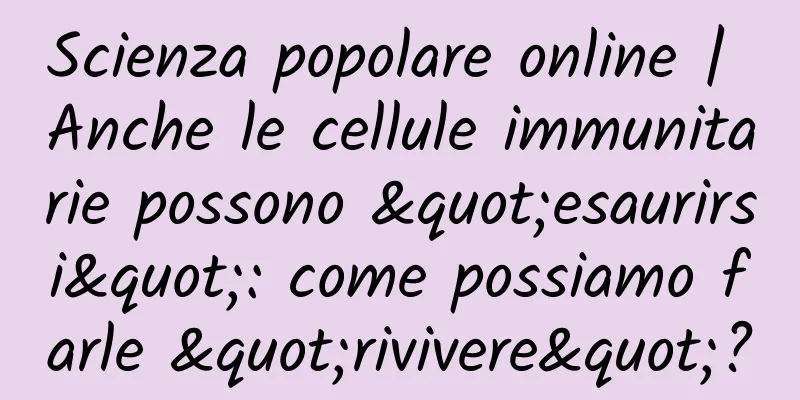 Scienza popolare online | Anche le cellule immunitarie possono "esaurirsi": come possiamo farle "rivivere"?