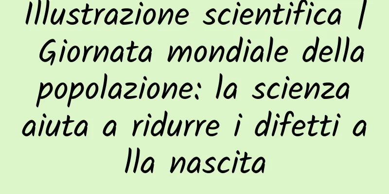 Illustrazione scientifica | Giornata mondiale della popolazione: la scienza aiuta a ridurre i difetti alla nascita