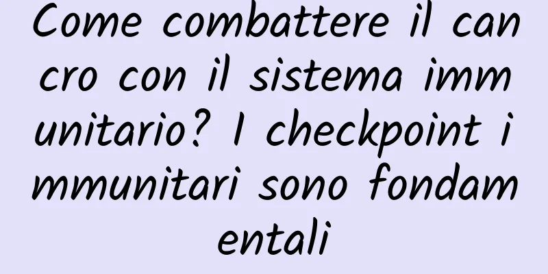 Come combattere il cancro con il sistema immunitario? I checkpoint immunitari sono fondamentali