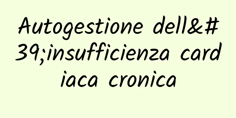 Autogestione dell'insufficienza cardiaca cronica