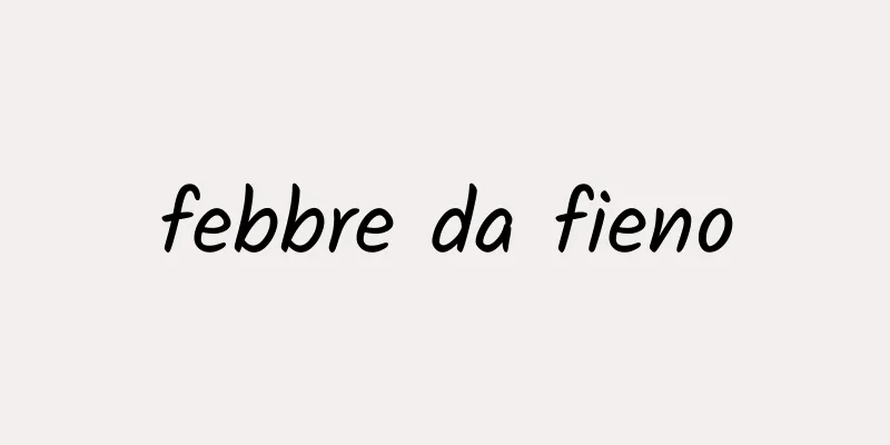 febbre da fieno