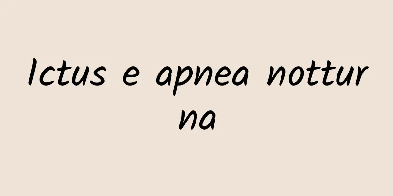 Ictus e apnea notturna