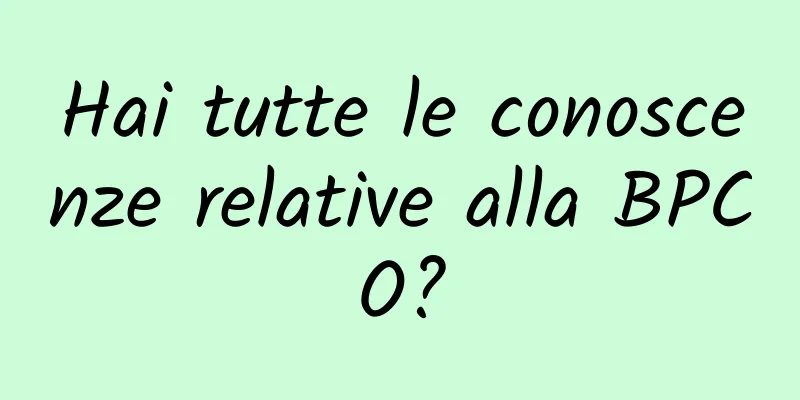 Hai tutte le conoscenze relative alla BPCO?