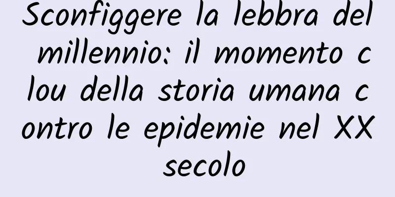 Sconfiggere la lebbra del millennio: il momento clou della storia umana contro le epidemie nel XX secolo