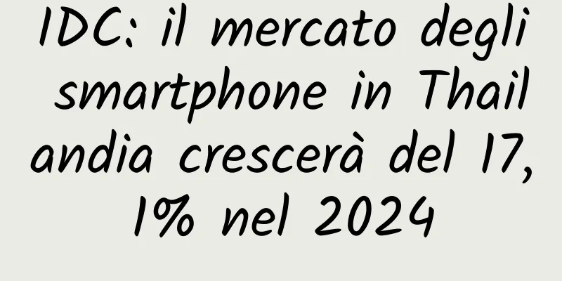 IDC: il mercato degli smartphone in Thailandia crescerà del 17,1% nel 2024