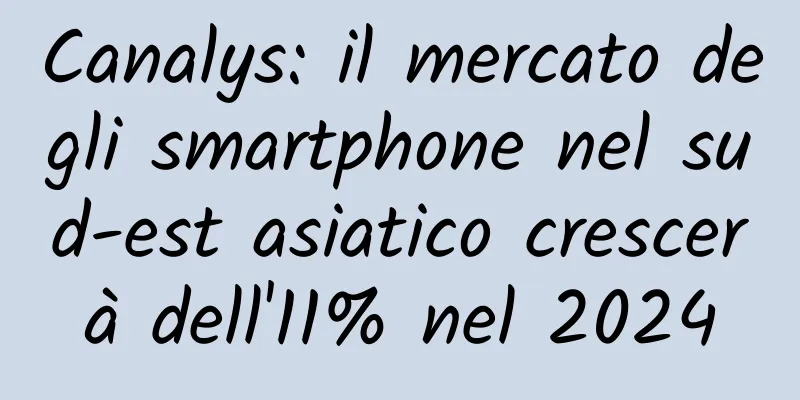 Canalys: il mercato degli smartphone nel sud-est asiatico crescerà dell'11% nel 2024