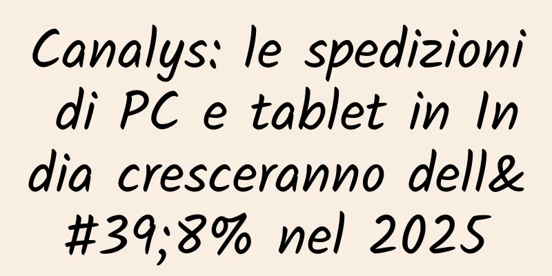 Canalys: le spedizioni di PC e tablet in India cresceranno dell'8% nel 2025