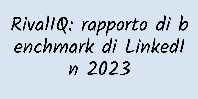 RivalIQ: rapporto di benchmark di LinkedIn 2023