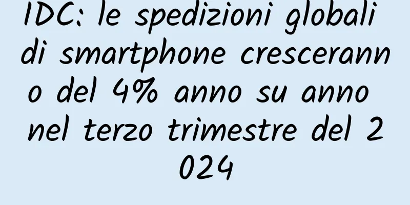 IDC: le spedizioni globali di smartphone cresceranno del 4% anno su anno nel terzo trimestre del 2024